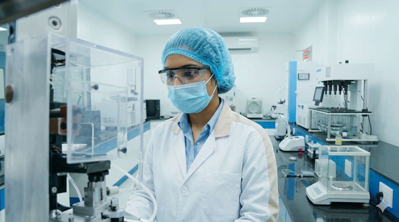 Celogen Lanka quality control laboratory